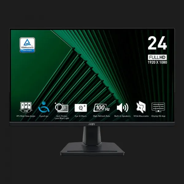 Монітор MSI 23.8" PRO MP245G IPS 100Hz (UA)