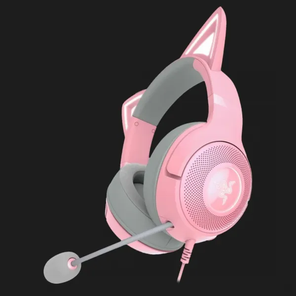 Ігрова гарнітура RAZER Kraken Kitty V2 (Quartz) (RZ04-04730200-R3M1) (Standard)