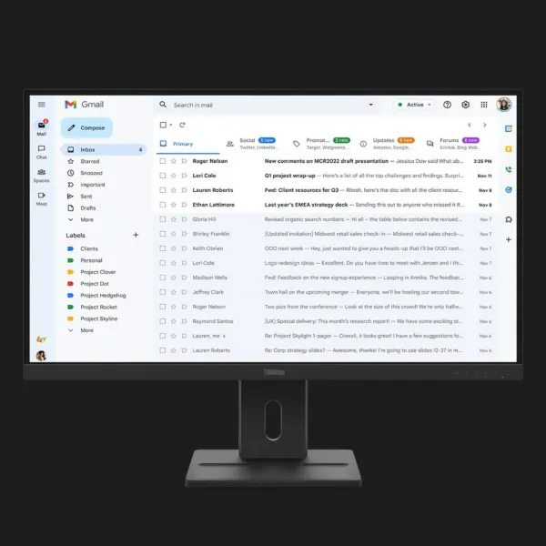 Монітор Lenovo 27" E27-40 IPS 100Hz 64BCMAT4EU (UA)