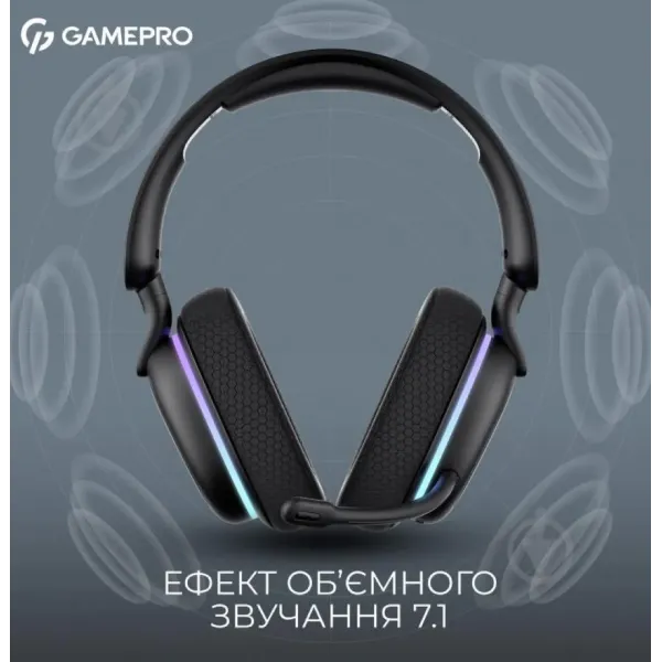 Ігрова гарнітура Gamepro Asgard Bragi (HSW250B) (Black) (UA)