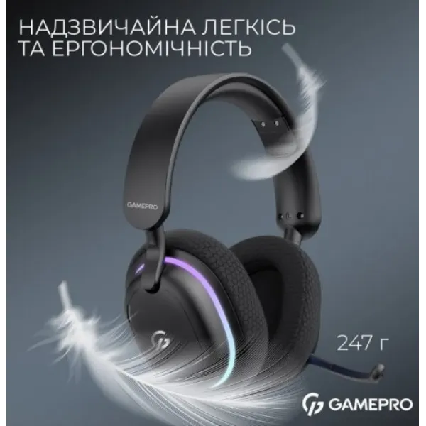 Ігрова гарнітура Gamepro Asgard Bragi (HSW250W) (White) (UA)