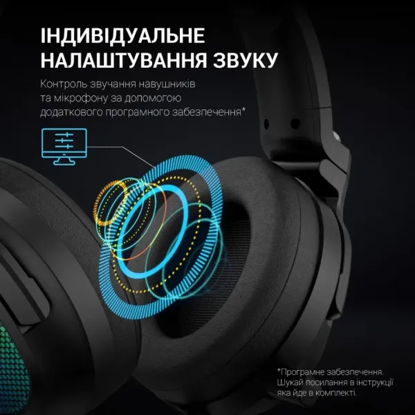 Ігрова гарнітура Gamepro HS1300 (Black) (UA)