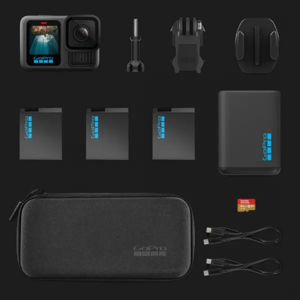 Екшн-камера GoPro Hero 13 Black Extended Power Bundle (CHDRB-134-RW) (Standard)